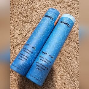 Amika Hydro Rush Blue Shampoo and Conditioner Duo Never Used -sealed
